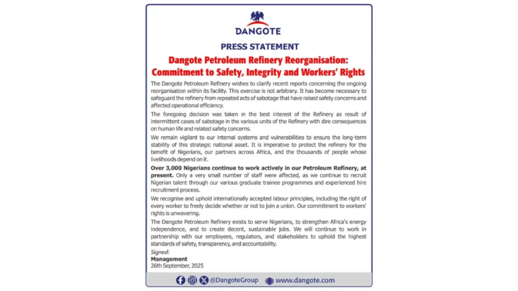 Dangote Petroleum Refinery