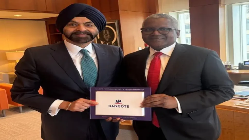 Aliko Dangote And President Of World Bank Aliko Dangote
