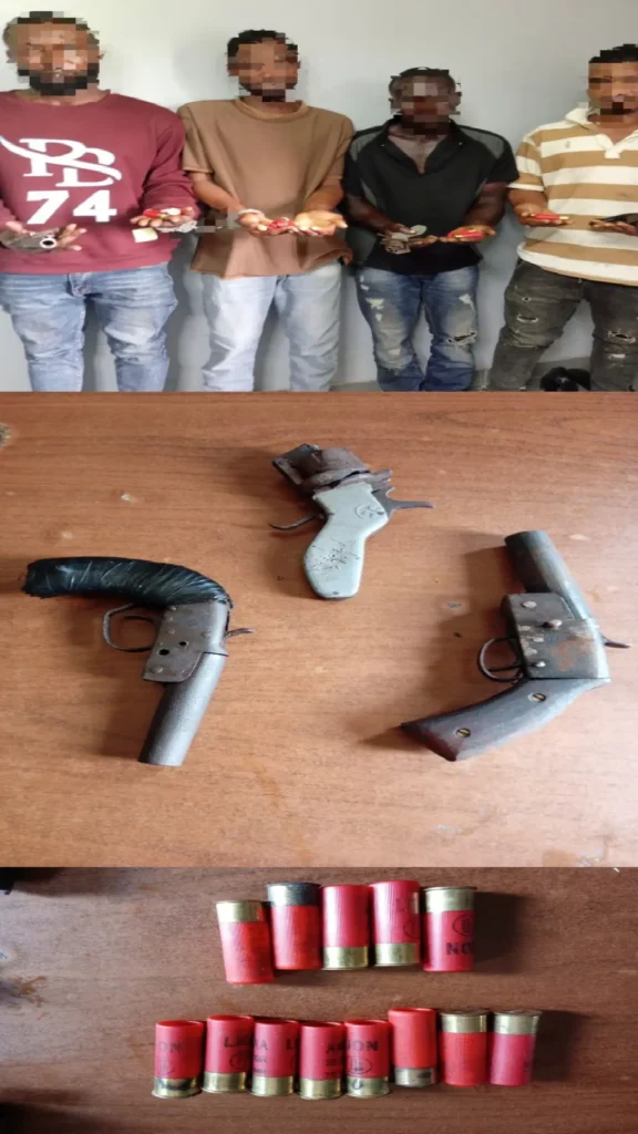Three Firearms